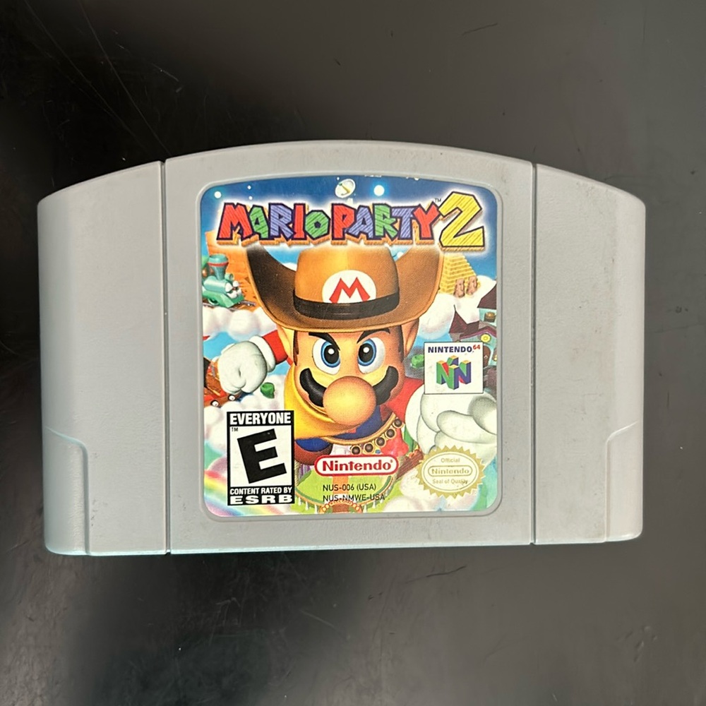 Nintendo 64 Mario Party 2 Game ~ EUC